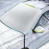 KVAYINE 2025er Version Frontscheibenabdeckung Winter, Windschutzscheibenabdeckung Auto wasserdichte & EIS Schnee, Staubdicht, UV-Schutz, Scheibenabdeckung Auto Winter Für Pkw, SUV und LKW