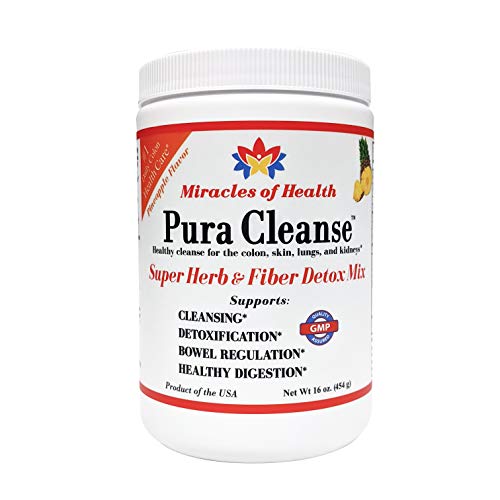 Pineapple Pura Cleanse, Super Herb & Fiber Detox Drink.