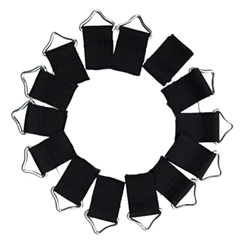 Anneau pour sangles de trampoline en acier robuste avec intérieur de 3,8 cm