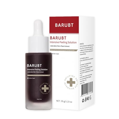 Peeling Solution, AHA 30% + BHA 2% Exfoliating Facial Serum Peeling Solution Fruit Acid Essence Liquid Exfoliating Pores Shrinks Facial Care Serum for Reduces Pore Congestion & Fine Line, 30ml