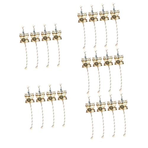 WHAMVOX 20pcs Kerosene Lamp Wick Holder Replaceable Wicks Vintage Oil Lamp Parts for Home Use and