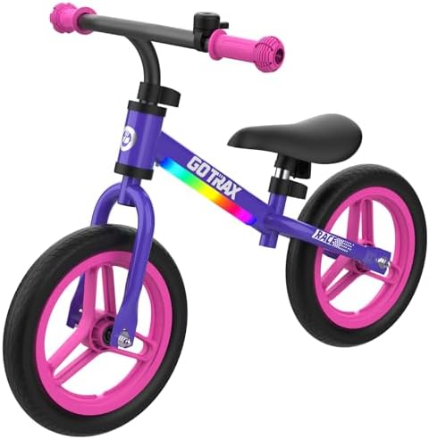 Gotrax KS12 Balance Bike for 2-5 Years Old, 12" Toddlers Bike wit...