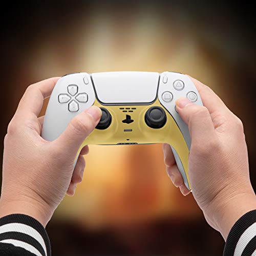 Acessórios de controlador PS5, decoração para controlador sem fio PS5 DualSense - dourado