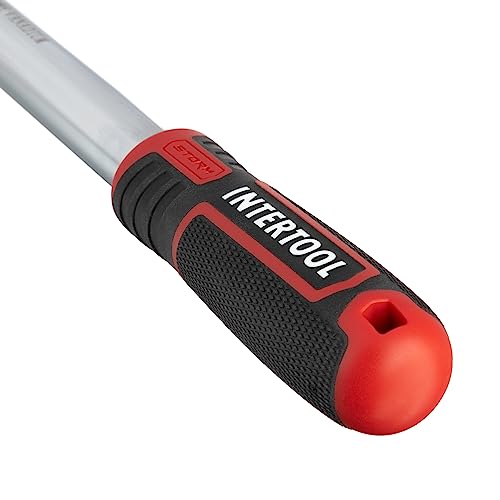 INTERTOOL Telescoping Lug Wrench, 17/19mm Double-sided Socket, Cr-V Steel Extendable Wheel Repair Tool, Tire Nuts Fastener and Remover, 1/2â Drive HT08-1600 - Image 5