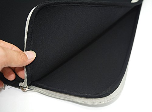 17-17.3 Inch Neoprene Laptop Sleeve Bag Carrying Case/Notebook Computer Case/Tablet Briefcase Carrying Bag/Pouch Skin Cover for Acer/Asus/Dell/Fujitsu/Lenovo/HP/Samsung/Sony Universal Sleeve - Thumbnail 6