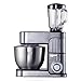Produktbild Rührmaschine Teigmaschine 1000W Küchenmaschine Planetenrührwerk 6-Gang Mit Pulsfunktion Für Küche Backen Kuchen Eiercreme Multifunktions-3-In-1-Standmixer,7l juicing