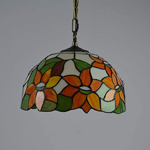 Lustre pendentif réglable et plafonnier de vitraux pour chambre et salon - 7