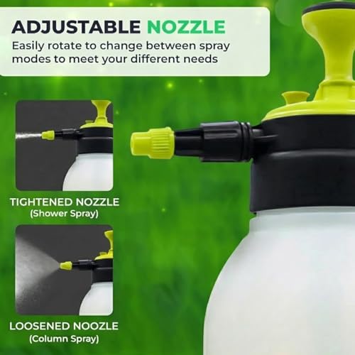 Image of Flora 0.5 Gal Garden Pump Sprayer, Handheld Sprayer with Lock-On Trigger
