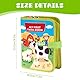 XEERUN Busy Board ab 1 Jahr, 3D Quiet-Book mit Bauernhof Thema, 20-in-1 Busy Book Filzbuch, Montessori Spielzeug ab 1 für Junge Mädchen, Kleinkinder Activity Board