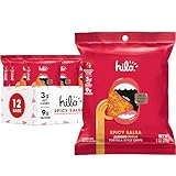 Hilo Life Low Carb Keto Friendly Tortilla Chip Snack Bags, Spicy Salsa, 1 Ounce (Pack of 12)
