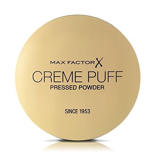 Max Factor Cream Puff Pressed Compact Powder, Glowing Formula for All Skin Types, 41 Medium Beige, 21 g