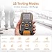 Rocky Mars Stud Finder Wall Scanner with Built-in Distance Measurement, Metal, Wood and AC Wire Modes, Rechargeable Stud Detector Upgraded Smart Sensor Accurate Detection Audio Alarm