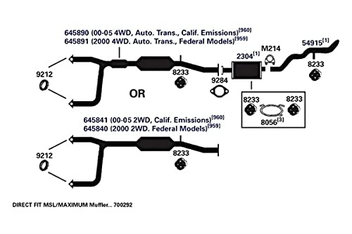 Image of AP Exhaust Products 54915 Exhaust Tail Pipe