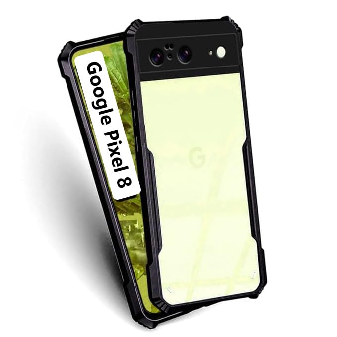 COBERTA Back Cover for Google Pixel 8 Back Cover Case - Black Transparent (B0CL2KXXBP) Amazon Price History, Amazon Price Tracker