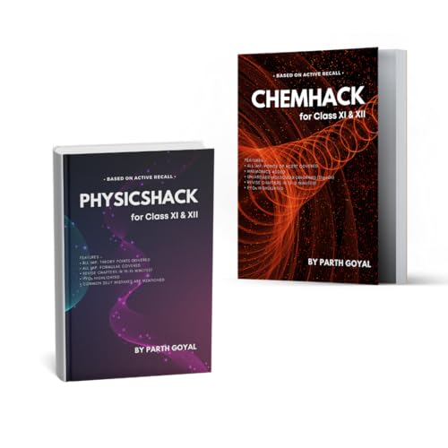 Image of Parth Goyal NEET UG & JEE 2026 Exam Prep Combo Set of 2 Books | ChemHack 6th Edition & Physicshack for Class 11 & 12 | Active Recall Fast Revision Guide