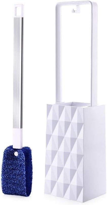 Brosse de toilette pliable sans perçage pour petit bidet de salle de bain
