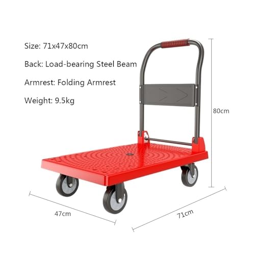 HandTruck carrito plegable multifuncional plegable portátil negro miniatura 2