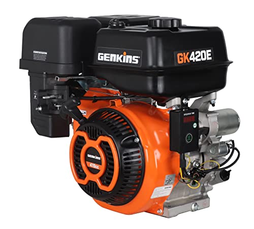 Genkins 15 HP 420cc Electric Start Engine Gas Powered Multi-Use Engine GK420E
