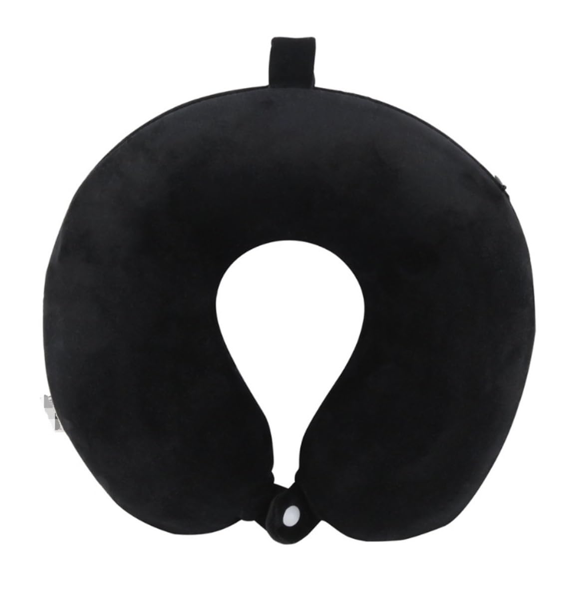 Poduszka Podróżna Poduszka Podróżna Z Pianki Memory Foam, Bawełniana Poduszka Podróżna Na Szyję, Zdejmowany Pokrowiec Do Samolotów Poduszka na Kark(Black)