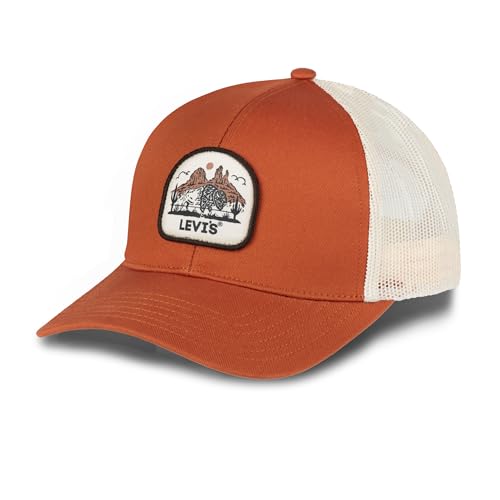 Image of Levi's Men's Classic Style Logo Trucker Hat - Adjustable Lightweight