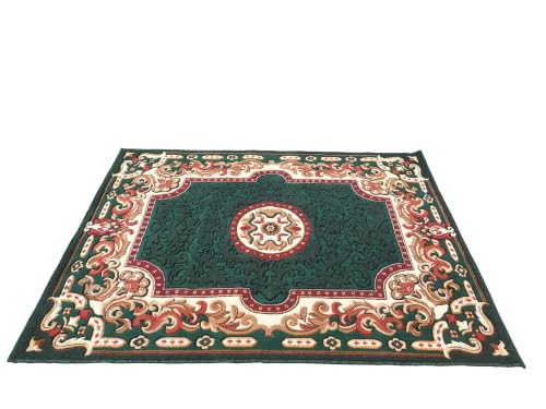 Image of Persian Design Carpet|Living Room Area Rug|Soft Anti Skid Carpet|Traditional Home Decor Carpet|Size 8x11 Feet.
