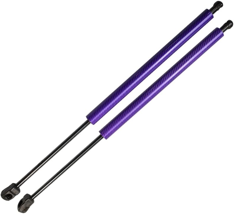 TSUBASA Lift Supports for Toyota Supra A80 1993-2002 Front Bonnet Hood Modify Carbon Fiber Gas Charged Shock Dampers Spring Struts Bar (2 PCS) (Normal Black)