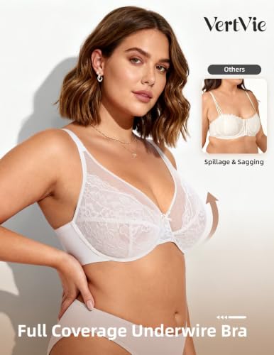 Image of Vertvie Minimizer Bra for Women Underwire Full Coverage