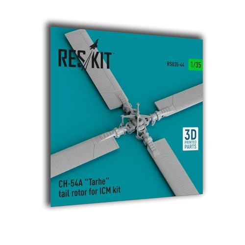 Rotor de queue CH-54A Tarhe 1/35 Reskit RSU35-0044 en impression 3D grise pour kit ICM