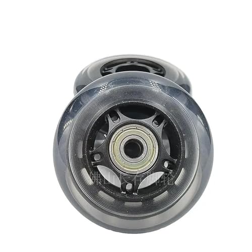 Roulettes silencieuses 3 pouces 75mm pour skateboard lot de 4