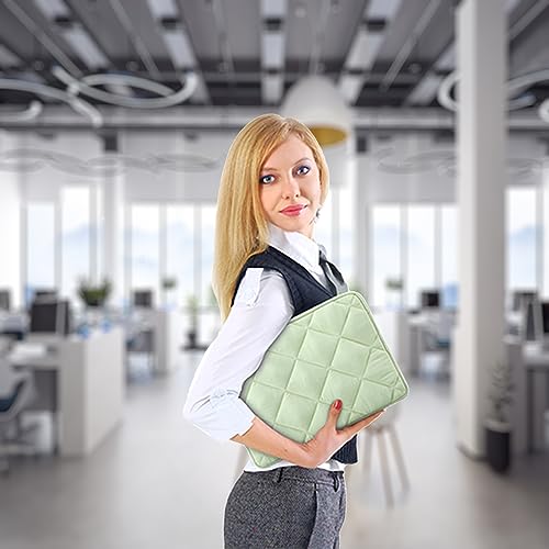 LANDICI Puffy Laptop Sleeve Case for 15 to 15.6 Inch Laptops, Mint Green - image 5