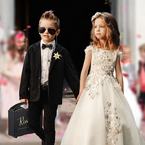 Yotnus Ring Box Bearer Security Wedding Set Ring Gifts Sun Glasses,Ring Box Security Badge And Earpiece For Ring Proposal (Set 1) #TOP3