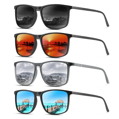 YDAOWKN Polarized Sunglasses for Men, Lightweight Sun Glasses With
