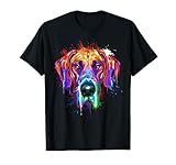 Splash Art Great Dane T-Shirt | Dane Puppy Lover Gifts T-Shirt