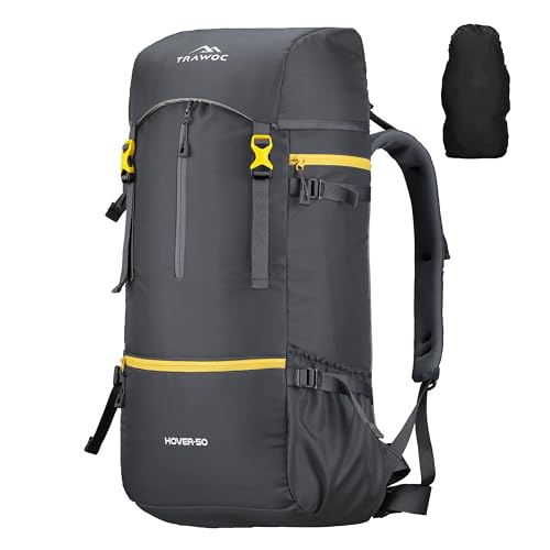 TRAWOC GLIDE 50 ltrs Rucksack Bag for Men & Women Travel Backpack for for Trekking & Hiking