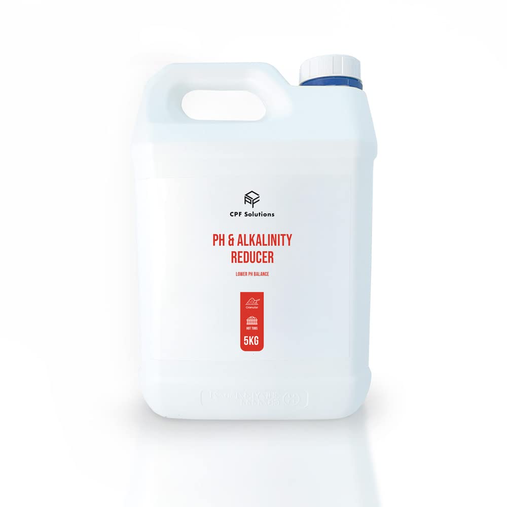 CPF Solutions pH & Alkalinity Reducer, pH Minus, pH Reducer 5kg - Helps lower pH in your Spa, Hot Tub & Pool