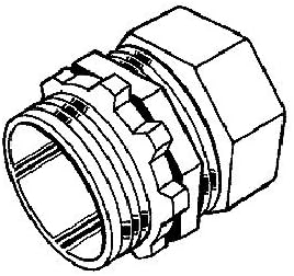RACO 3/4 in. EMT UnInsulated Compression Connector Zinc Die Cast (Pack-25)