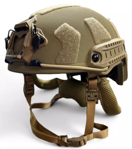 Generic Adult Unisex Tactical Fast Bump Helmet (Coyote Brown, Large, Polyethylene, 1550g)