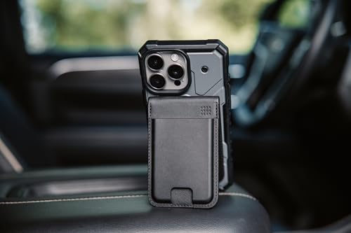 Image of Urban Armor Gear (UAG Metropolis Magnetic Wallet, RFID Blocking, Holds Up to 5 Cards, Built-in Kickstand, Magnetic Phone Wallet Compatible with iPhone & Galaxy Phones, PU Vegan Leather