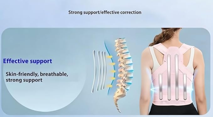 Back Brace Posture Corrector for Women and Men Back Posture Corrector Women Back Posture Corrector for Men Back Brace for Posture (Black, Medium)