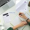 Calculator,Basic Calculators for Students,Purple Calculator,Solar Calculator,Small Calculator,Calculators Desktop,Simple Calculator,Purple Desk Accessories,Office Calculators,Chunky Calculator