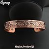 Cigmag 9X Mens Copper Bracelet Ultra Strength Magnet 99% Solid Pure Copper Magnetic Bracelets for men Adjustable Cuff Bangles with Present Box (Classic Viking) #5