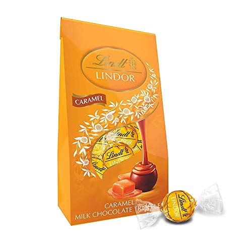 Lindt LINDOR Caramel Truffles, 5.1 Oz Bag