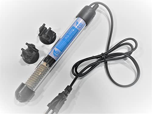 Image of RS Electrical Fully Automatic 50 Watts High Glass Aquarium Heater with Standby Light Indicator and auto on /Off Facility Imported