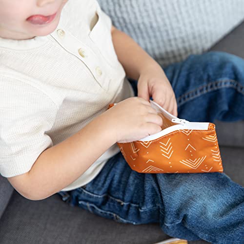Bumkins Snack Bags, Reusable, Washable, Food Safe, Bpa Free, Desert Boho Collection (2-Pack) #TOP3