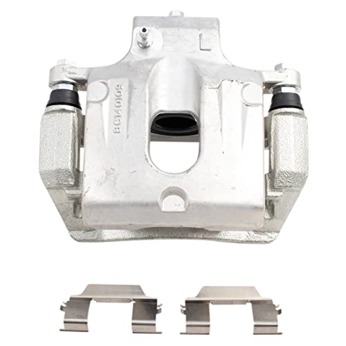 Image of TRQ Rear Brake Pad and Rotor Set Ceramic Coated Rotors Calipers