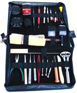 Executive Watch Repair Tool Kit Change Watch Band Link Pin Remover Toolkit Sizing Bracelet Adjustments Tools Zipper Case