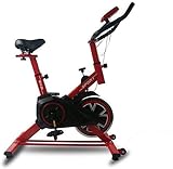 Volante montado en la parte delantera para mayor estabilidad-Resistencia ajustable para entrenamientos de alta y baja intensidad-Pantalla LCD multifunción: pulso, tiempo, velocidad, distancia, calorías y modo de escaneo.