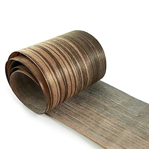 15 * 22 0 cm Natuurlijk Ebony Wood Fineer Dunne Houten Solid Handgemaakte Vloer Meubels Huid (Color : Black Walnut)