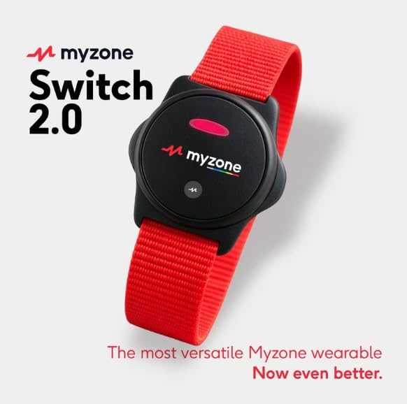 Amazon.com: Myzone Switch 2.0 Heart Rate Monitor, Waterproof