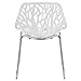 Poly and Bark Birds Nest Dining Side Chair in White (Set of 4)